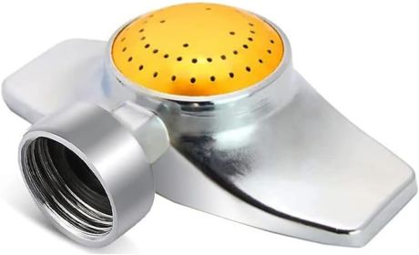 360 Degree Metal Spot Sprinkler,Small Sprinkler Garden for Small Areas Lawn Sprinklers for Yard Circle Pattern with Gentle Water Flow Garden Wate (Color: Yellow  1)